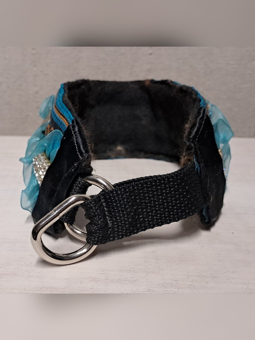 Embellished Rhinestone Dog Statement Collar - Picture 4 of 8